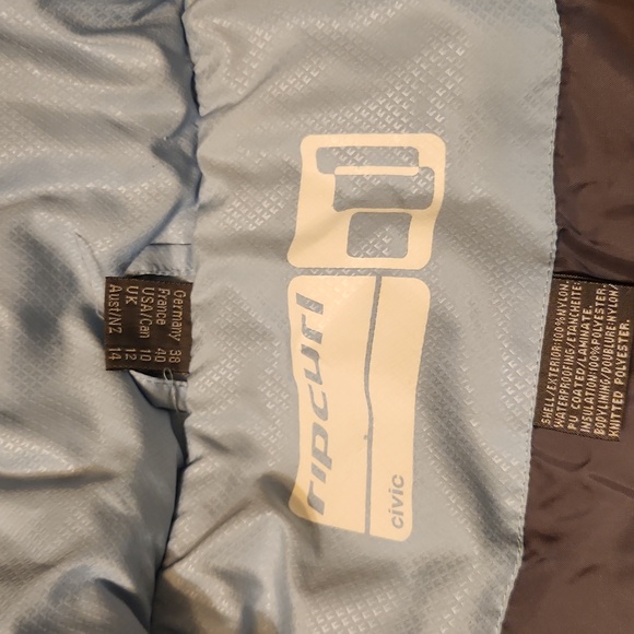 RIPCURL PUFFER JACKET FUT LIKE SIZE MEDIUM, USA/CAN 10 - Picture 2 of 6